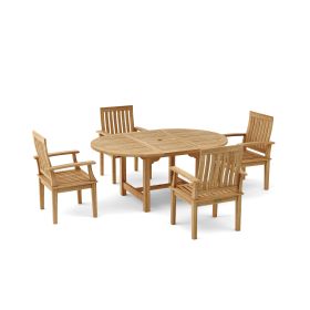 Bahama Brianna 5-Pieces Extension Dining Set