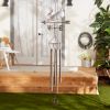 Weathervane Wind Chime - Silver Rabbit