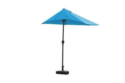 9" Aqua Outdoor Side Wall Umbrella