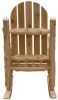 Rustic And Natural Cedar Adirondack Rocking Chair