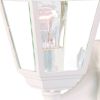 Distressed White Swing Arm Outdoor Wall Light