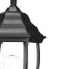 Matte Black Globe Lantern Wall Light