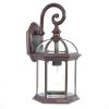 Dark Brown Eastern Lantern Wall Light