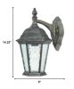 Two Light Brown Hanging Carousel Lantern Wall Light