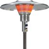 40000 BTU Bronze Steel Propane Cylindrical Pole Standing Patio Heater