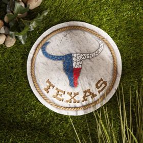 Texas Proud Stepping Stone - Texas Longhorn Flag