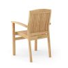 Sahara Stackable Dining Armchair Set of 4