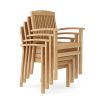 Sahara Stackable Dining Armchair Set of 4