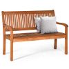 FarmHome Slatted 2 Seater Garden Eucalyptus Bench