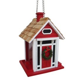 Christmas Cottage Bird Feeder