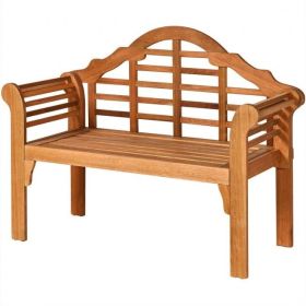 Farm Home Folding 2 Seater Garden Eucalyptus Bench