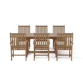 Bahama Wilshire Armchair 7-Pieces Extension Dining Set