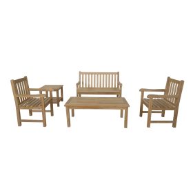 Classic 2-Seater 5-Pieces Conversation Set