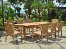 Bahama Stackable Sahara 9-Pieces Rectangular Dining Set B