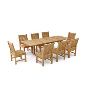 Bahama Sahara 9-Pieces 8' Rectangular Dining Set