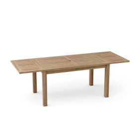 Bahama 95" Rectangular Table w/ Double Leaf Extensions