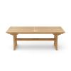 Sahara 126" Rectangular Double Ext. Table