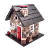 Windy Ridge Birdhouse - Stone/Red/Black