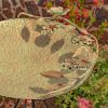 Set of 3 Frosted Gold Iron Bird Baths with Butterflies "Luciana"