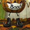 22" Tall "Creeper" Jack-O-Lantern with Face Mask