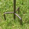 76.75" Tall Classic Style Galvanized Birdhouse Stake with Short Chimney "Newtown"