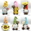 Magnesium Garden Gnome Holding Wooden Sign with Green Flower Hat "The Smallfries"