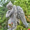 74.5" Tall Magnesium Angel Statue "Evellyn"
