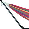 Tropical Stripe Double Classic 2 Person Hammock With Stand