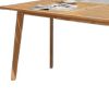 Natural Wood Dining Table With Slatted Top
