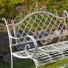 "Stephania" Victorian-Style Iron Garden Bench