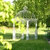 "Zina" Large Round Iron Garden Gazebo