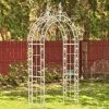 "Philadelphia" 8.5ft. Tall Iron Garden Arch Decoration