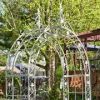 "Philadelphia" 8.5ft. Tall Iron Garden Arch Decoration