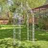 "Philadelphia" 8.5ft. Tall Iron Garden Arch Decoration