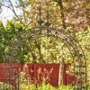 "Philadelphia" 8.5ft. Tall Iron Garden Arch Decoration