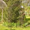 "Philadelphia" 8.5ft. Tall Iron Garden Arch Decoration