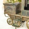 12.5ft. Large Iron Christmas Train with Cart & Lanterns "The North Pole Express"