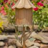 64.75" Tall Iron Birdhouse Stake "Chelsea"