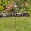 63.75" Tall Iron Birdhouse Stake "Zurich"