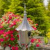 63.75" Tall Iron Birdhouse Stake "Zurich"
