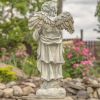 39" Tall Magnesium Angel Statue Praying "Taylor"