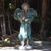 39" Tall Magnesium Angel Statue Holding Bouquet "Sopia"