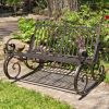 "Tatiana" Iron Rocking Garden Bench